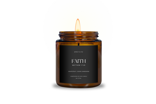 Faith Candle - Farmhouse Jar